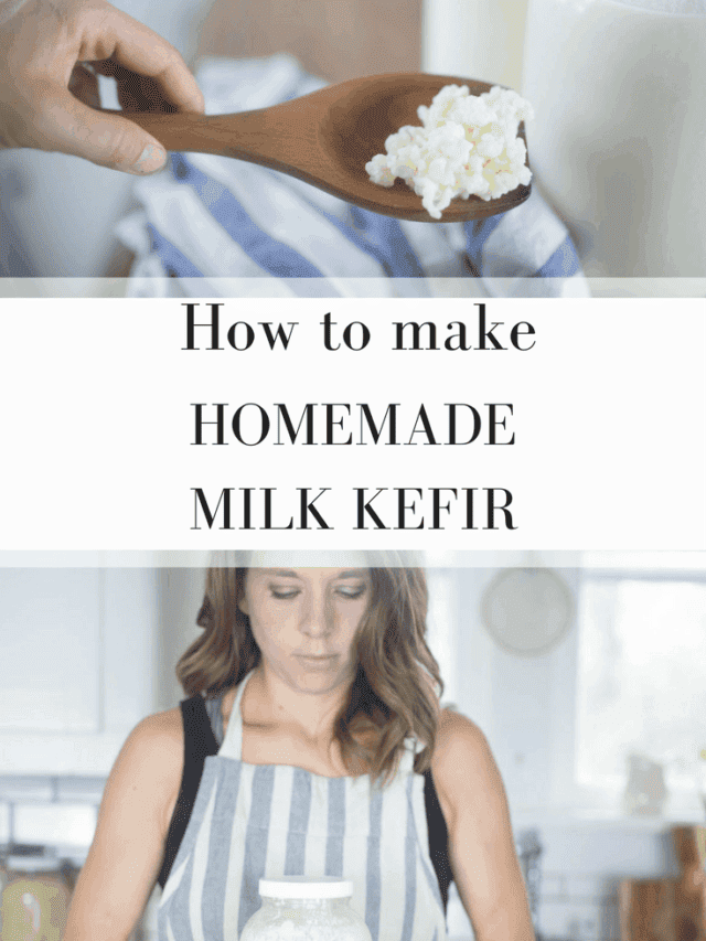 How to Make Milk Kefir, a Probiotic Rich Fermented Drink with Video Tutorial