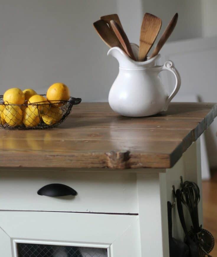 How to Update a Farmhouse Kitchen Island - Farmhouse on Boone