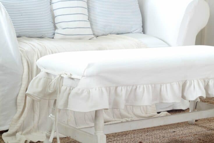 How to Bleach Drop Cloth to Make it Perfectly Soft and White - Farmhouse on  Boone