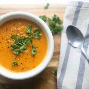 roasted garlic butternut squash soup