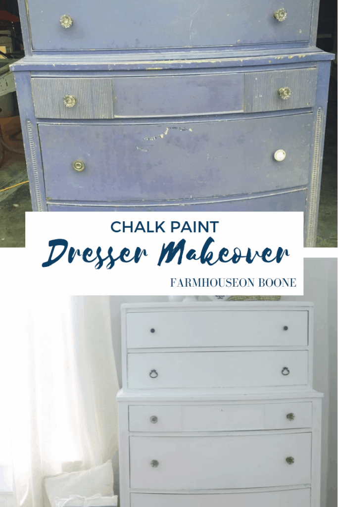 Linen White Chalk Paint Dresser Makeover Farmhouse On Boone
