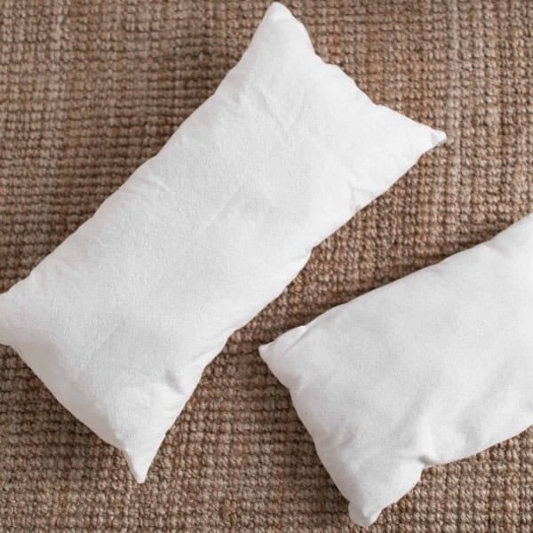 Learn how to make a pillow insert in any size out of drop cloth with this video tutorial.