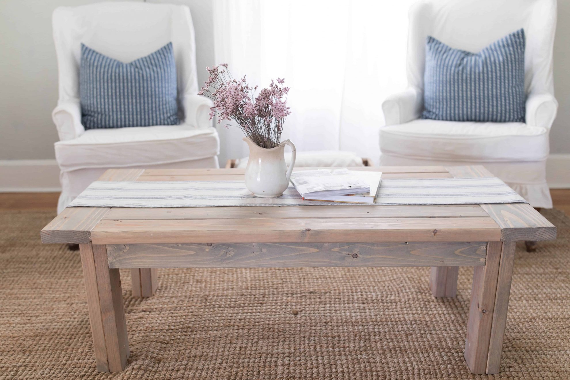 DIY Farmhouse Coffee Table Plans - Farmhouse on Boone