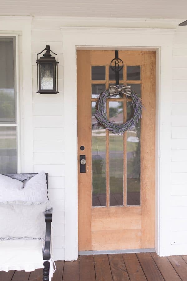 How to Make a Lavender Wreath DIY Farmhouse Decor - Farmhouse on Boone