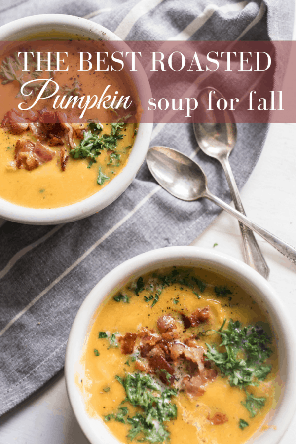 Roasted Pumpkin Soup Recipe with Acorn Squash - Farmhouse on Boone