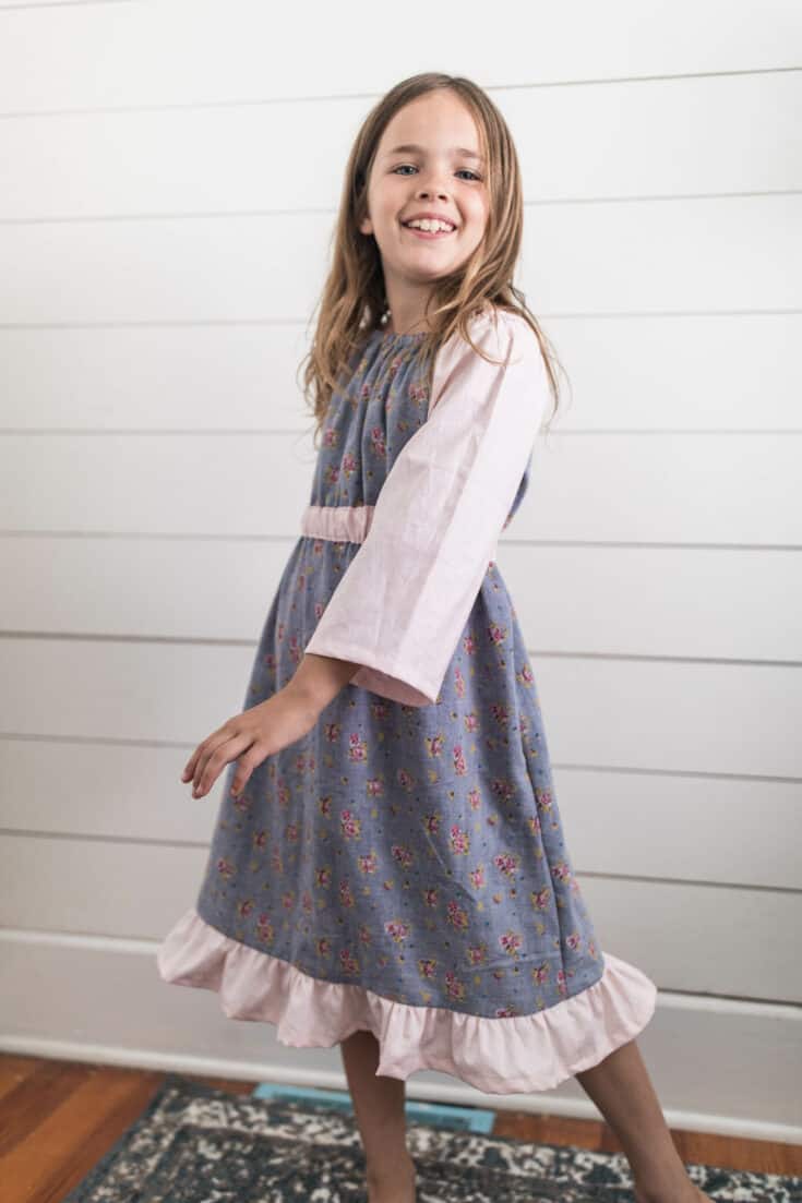 Peasant Dress Pattern For Girls - Farmhouse on Boone