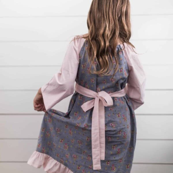 Simple fall peasant dress for girls peasant dress sewing tutorial