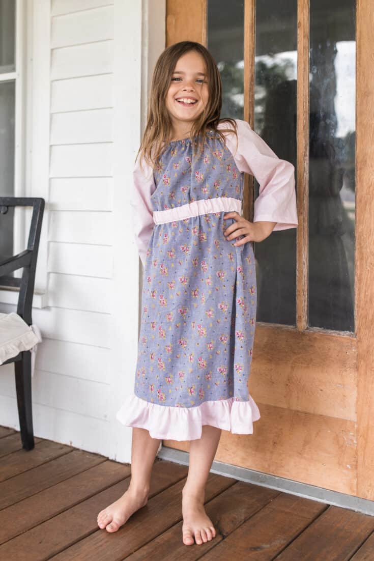 Peasant Dress Pattern For Girls