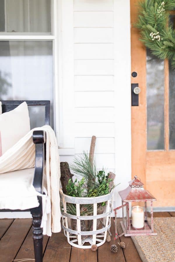 Create a Simple Farmhouse Christmas Front Porch - Farmhouse on Boone