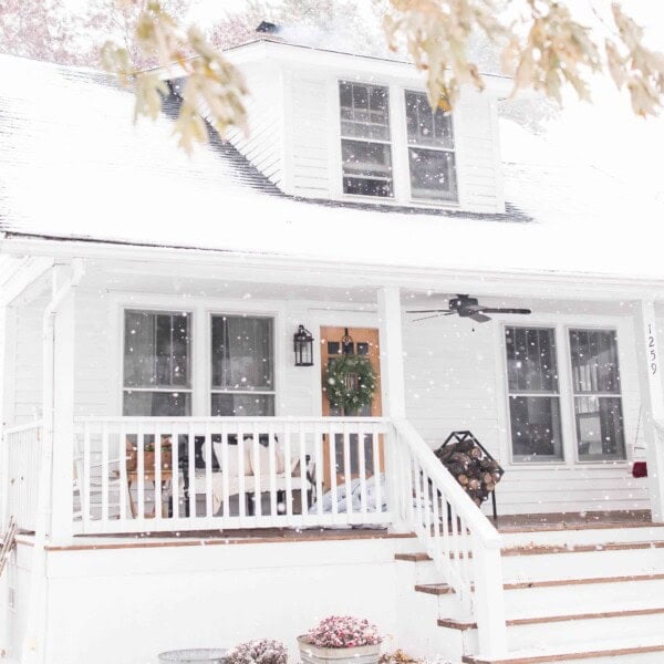 Farmhouse on Boone in Winter