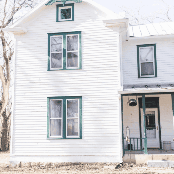 Farmhouse restoration before pictures