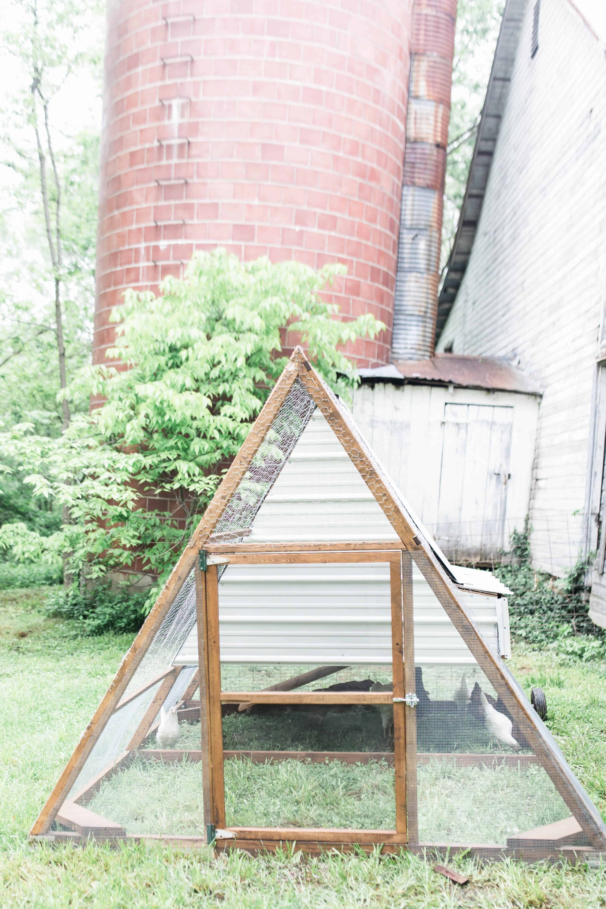 Our A-Frame Chicken Tractor - Farmhouse on Boone