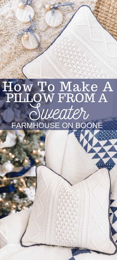 How to Sew a Pillow Insert with Drop Cloth - Farmhouse on Boone