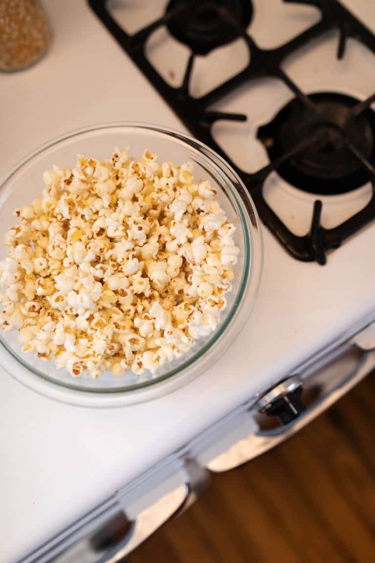 StoveTop Coconut Oil Popcorn Farmhouse on Boone