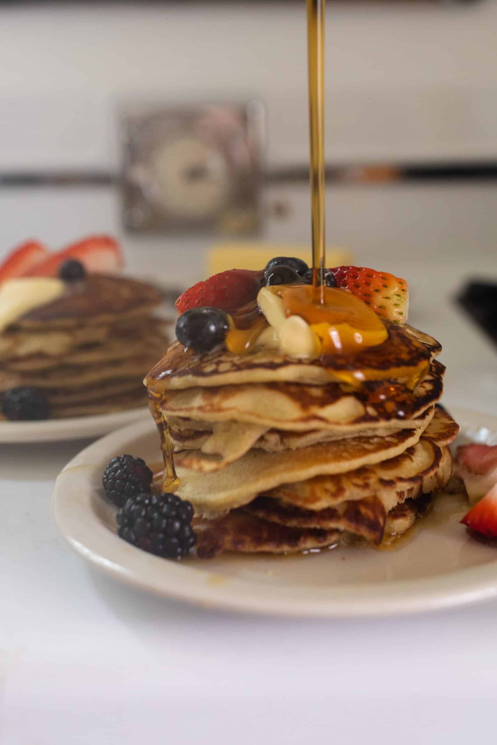 Sourdough Buckwheat Pancakes - Farmhouse on Boone