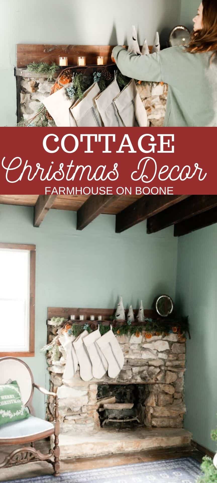 Faux Garland For Your Mantel and Banister - Cottage and Vine