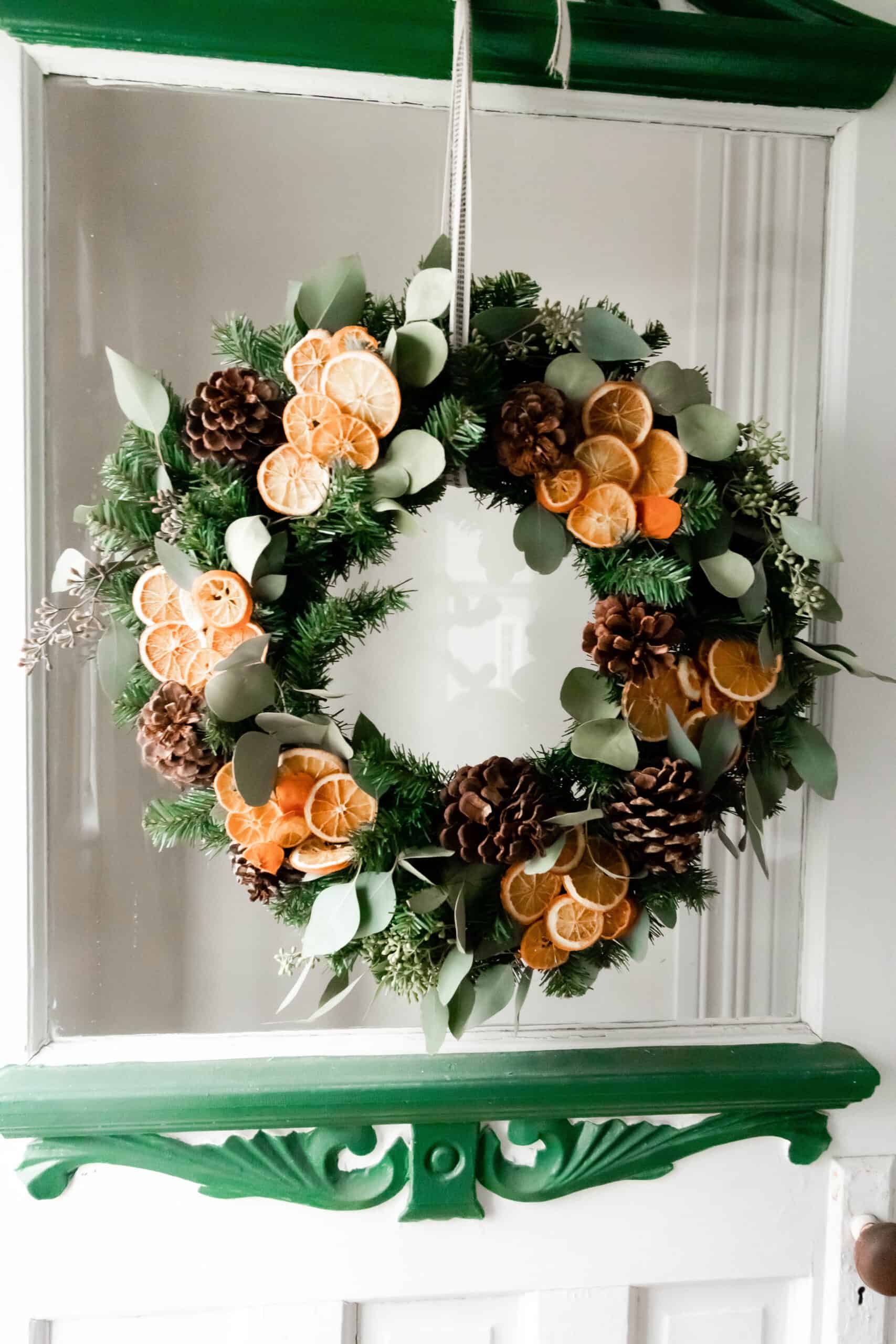 DIY Dried Orange And Eucalyptus Wreath - Farmhouse On Boone