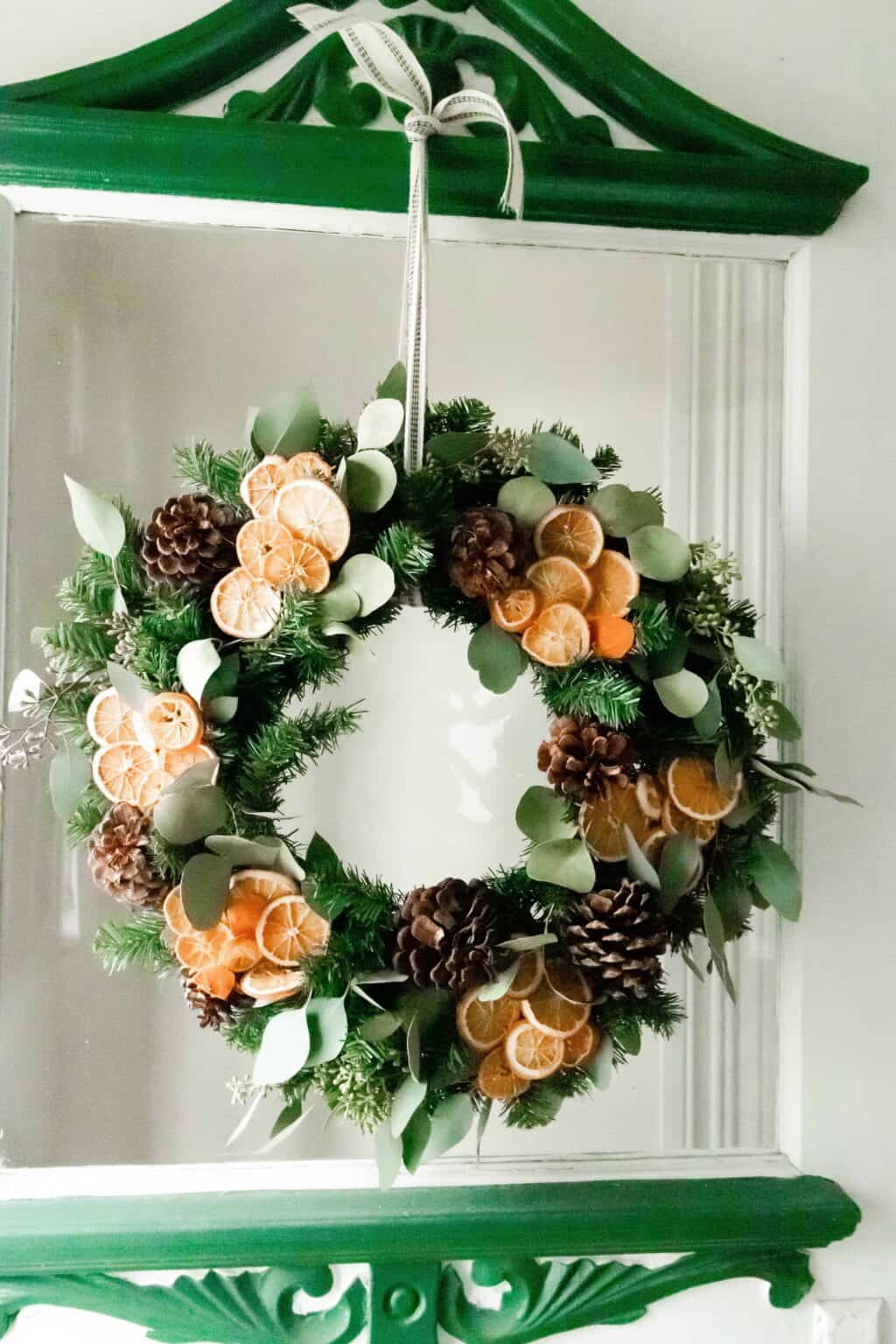 DIY Dried Orange And Eucalyptus Wreath - Farmhouse On Boone