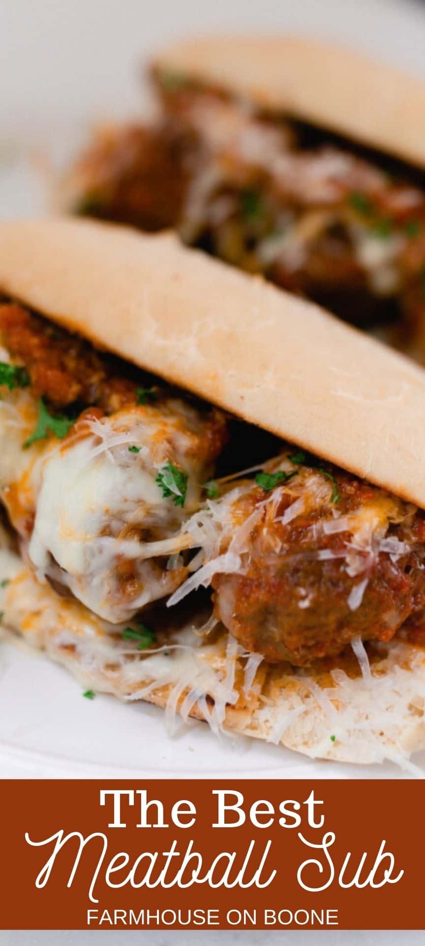 Meatball Sub Recipe - Farmhouse on Boone