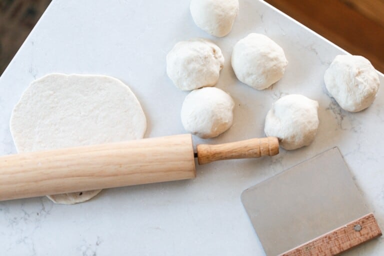 Easy Sourdough Flatbread - Farmhouse On Boone