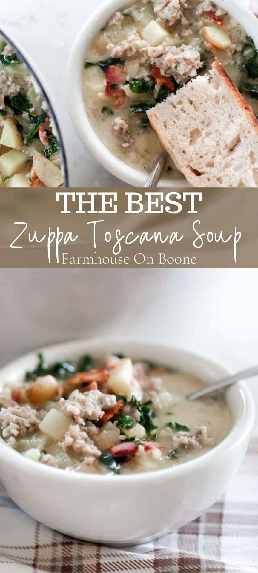 Easy Zuppa Toscana Soup - Farmhouse on Boone