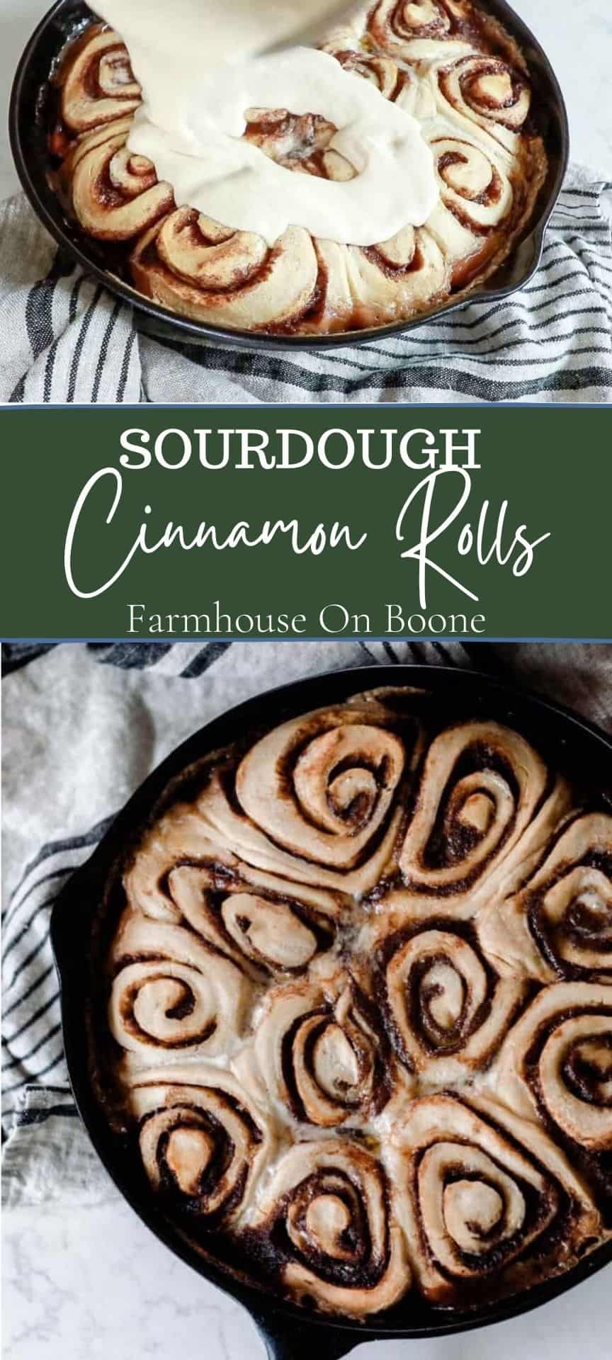 Sourdough Cinnamon Rolls - Farmhouse on Boone