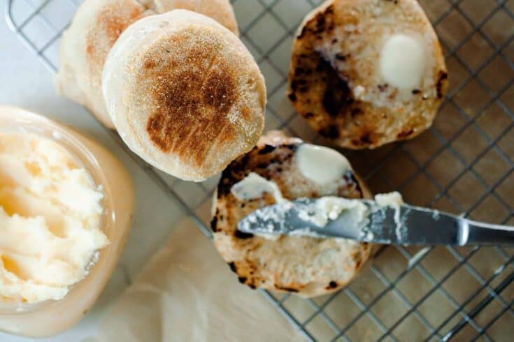 Stovetop Sourdough English Muffins – Twice as Tasty