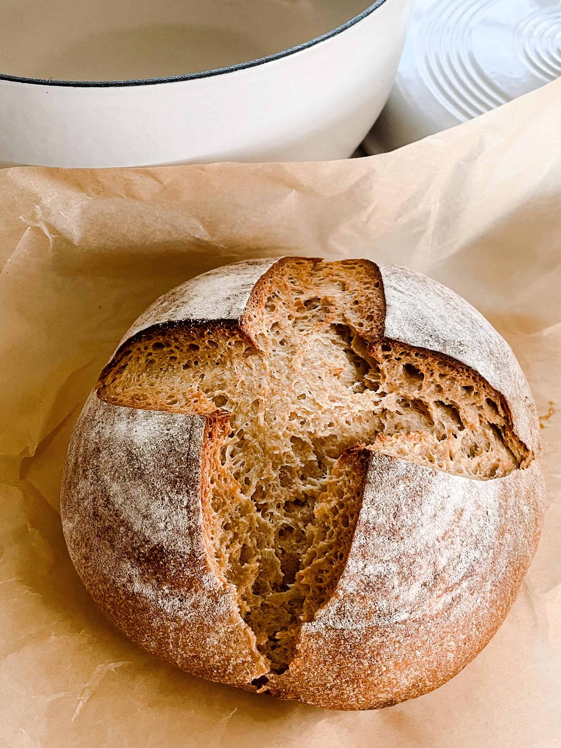 Overnight Sourdough Bread - Cultured Food Life