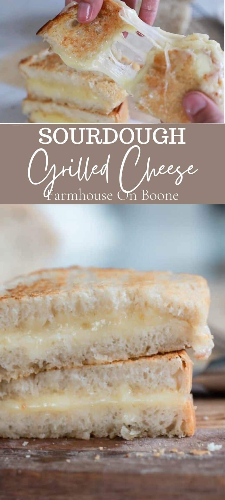 Sourdough Grilled Cheese - Farmhouse On Boone