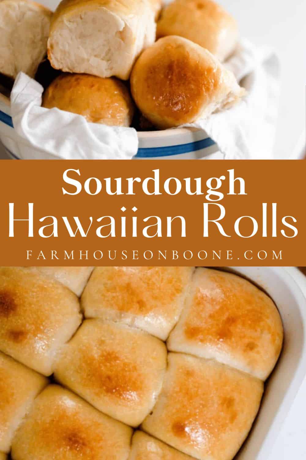 Sourdough Hawaiian Rolls - Farmhouse on Boone