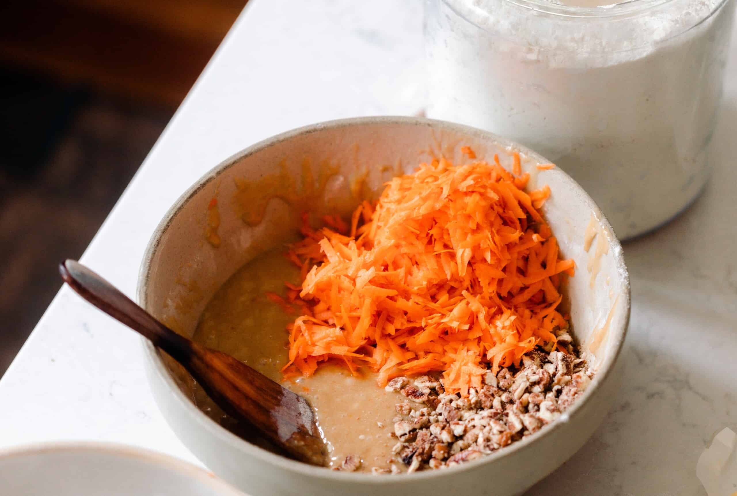 shredded carrots for carrot cake