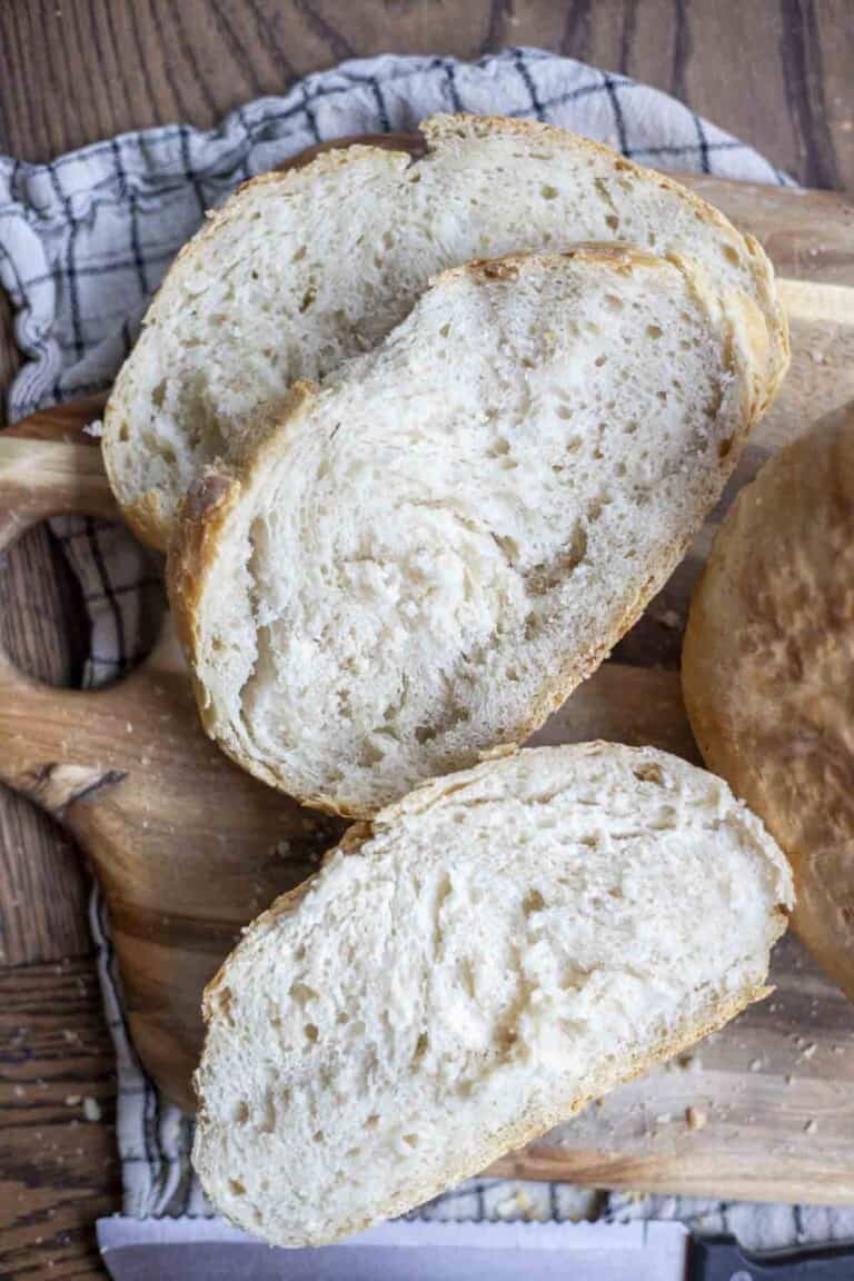 The Easiest No-Knead Sourdough Discard Bread - Farmhouse On Boone