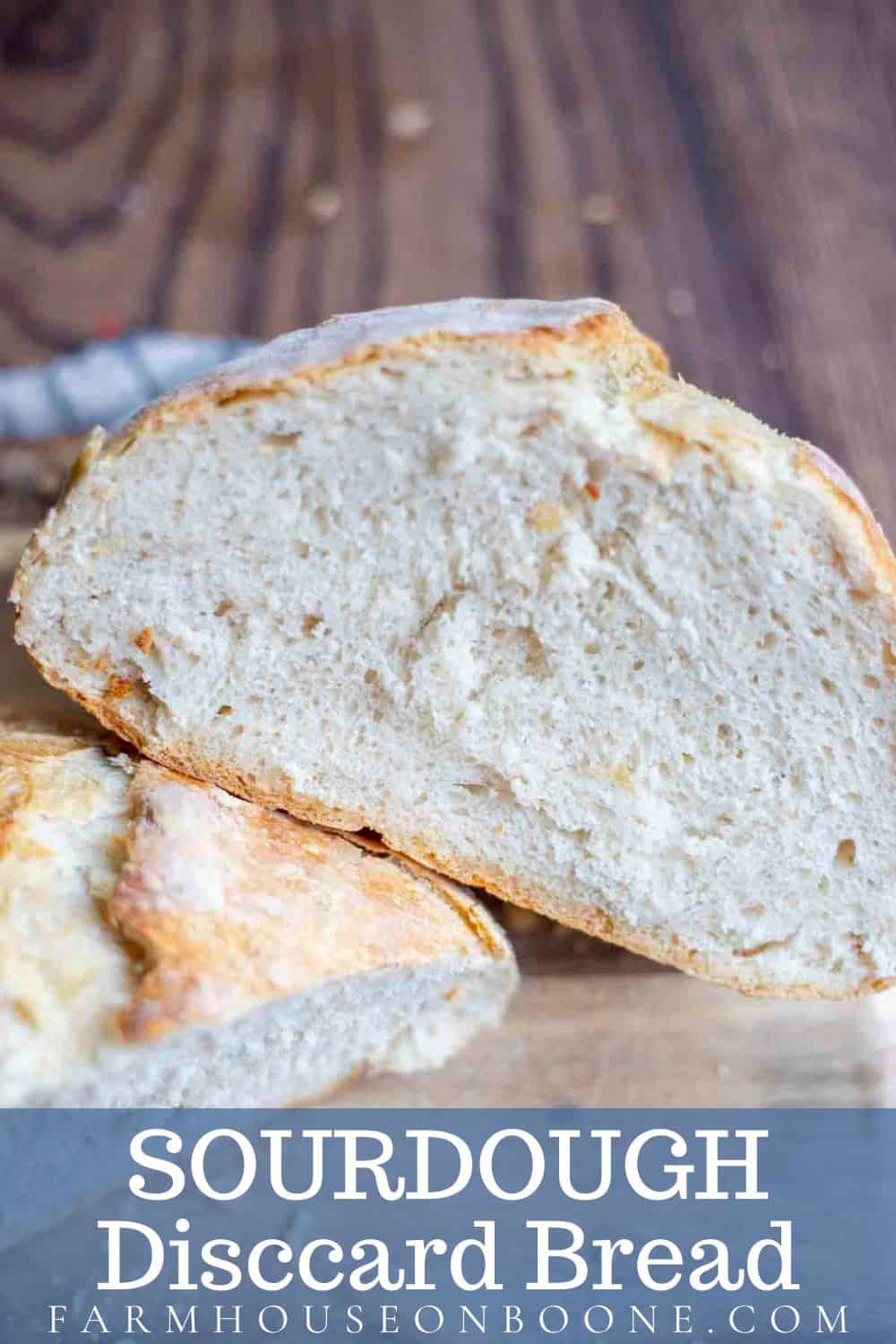 The Easiest NoKnead Sourdough Discard Bread Farmhouse on Boone