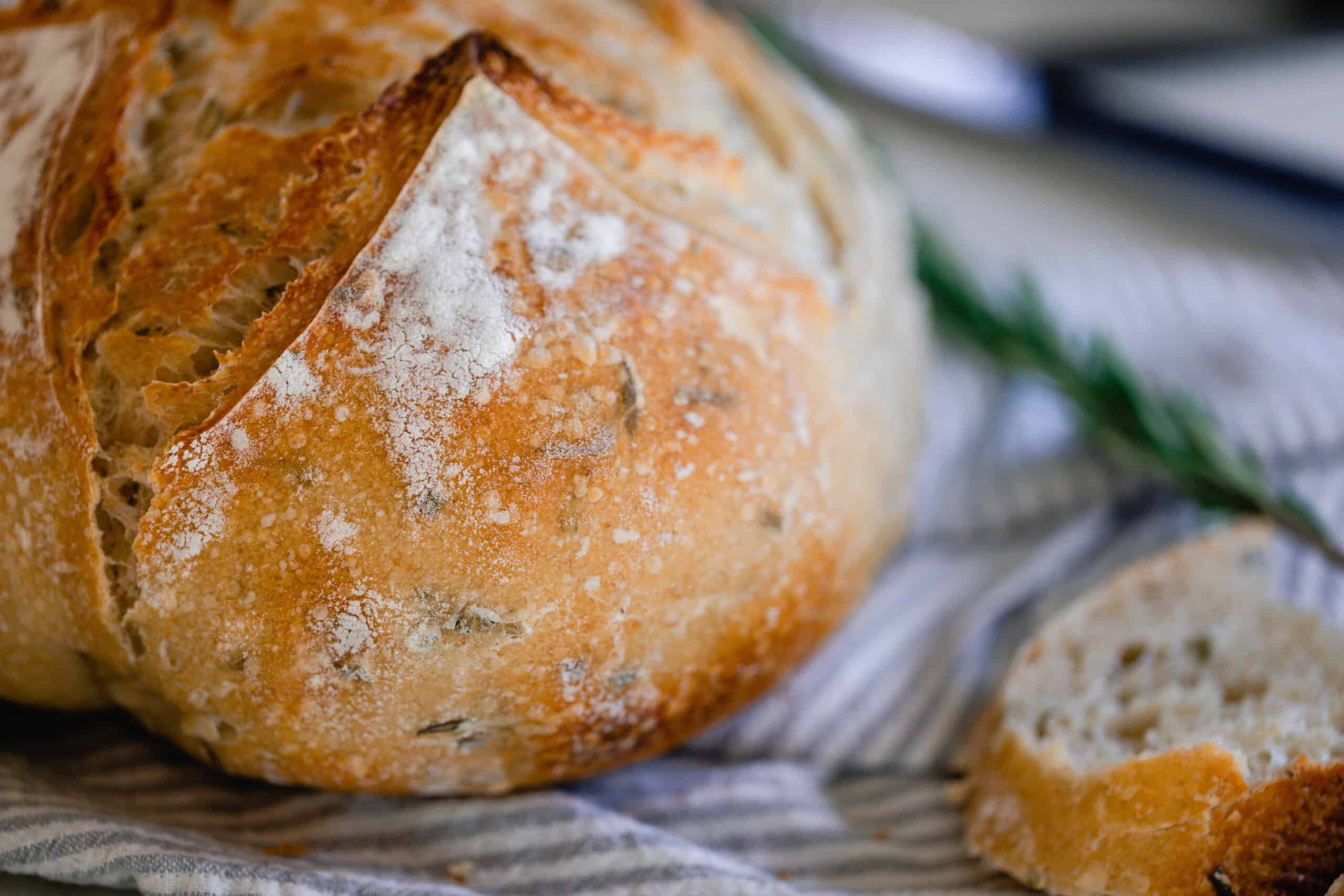 Rosemary Sourdough Bread - Farmhouse On Boone