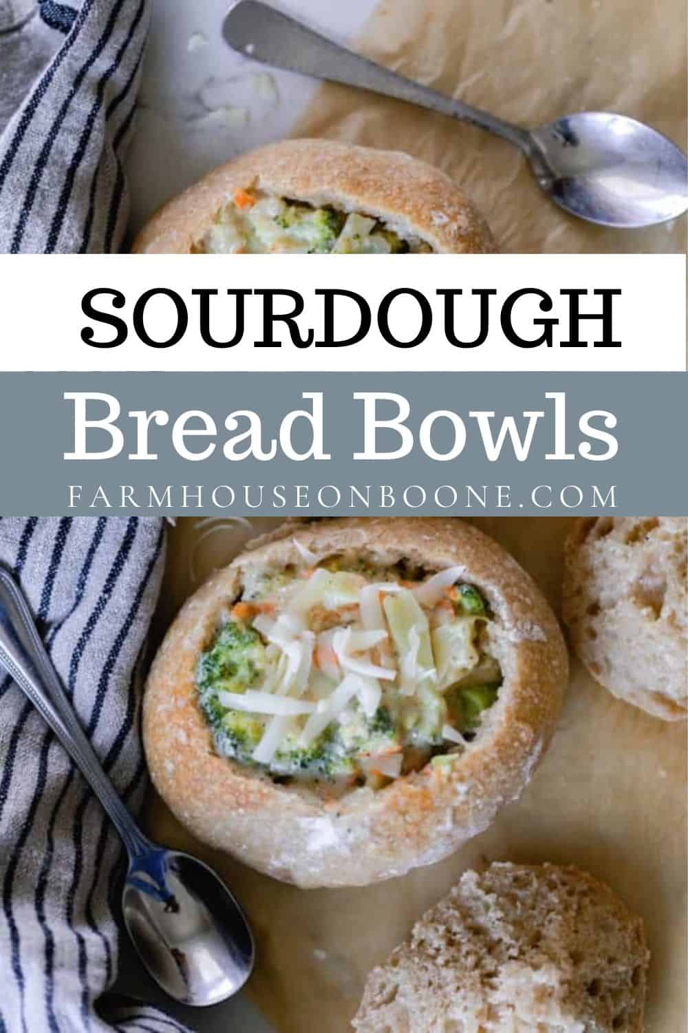 Sourdough Bread Bowls - Farmhouse On Boone