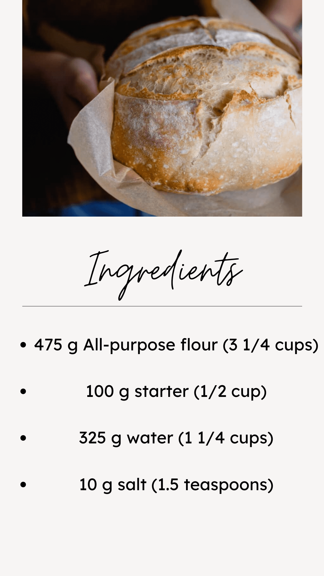 Beginner's Sourdough Bread Recipe - Farmhouse on Boone