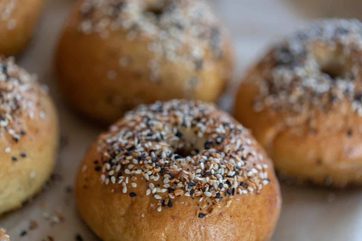 Easy Sourdough Discard Bagels Farmhouse on Boone