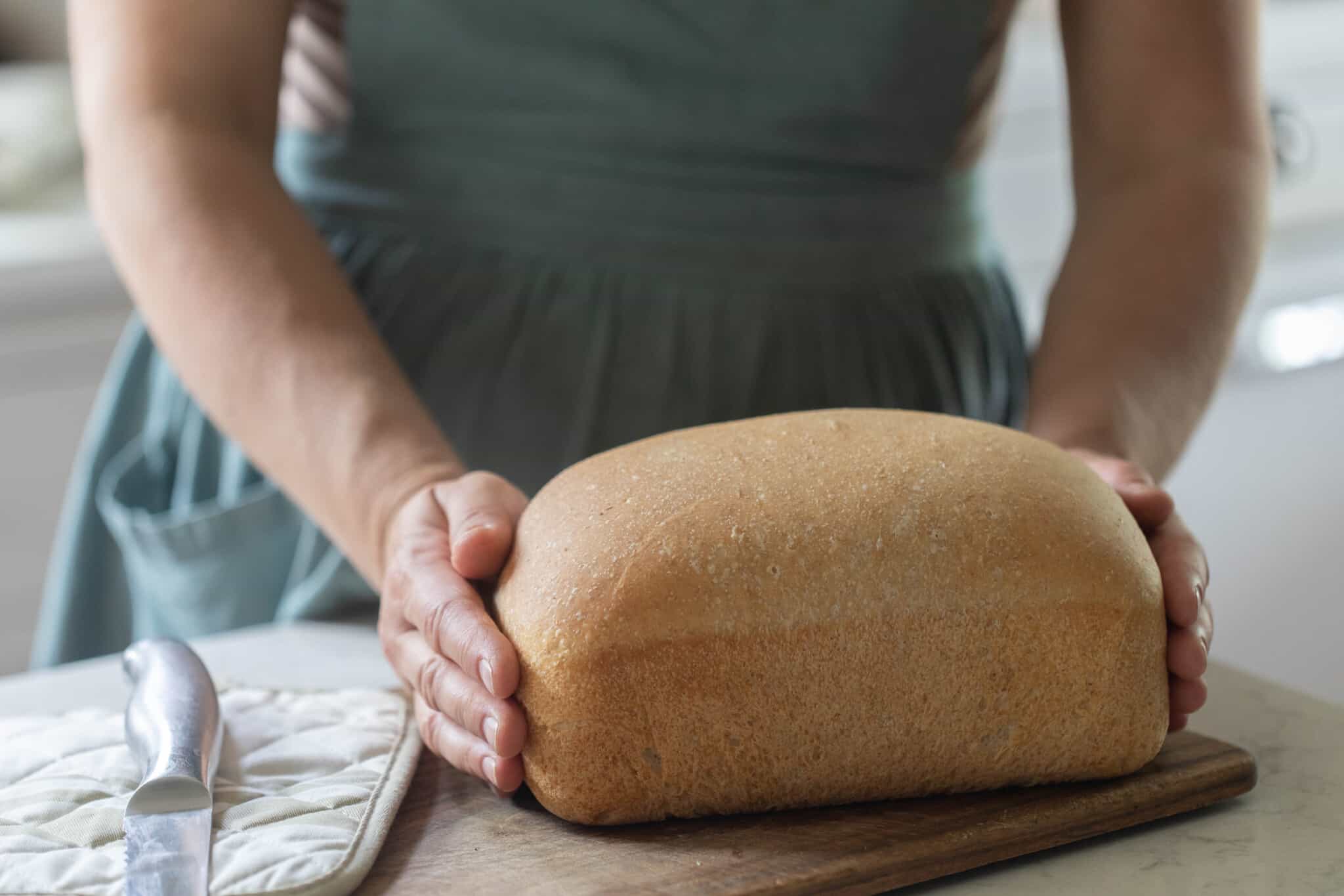 Easy Whole Wheat Sourdough Sandwich Bread - Farmhouse On Boone