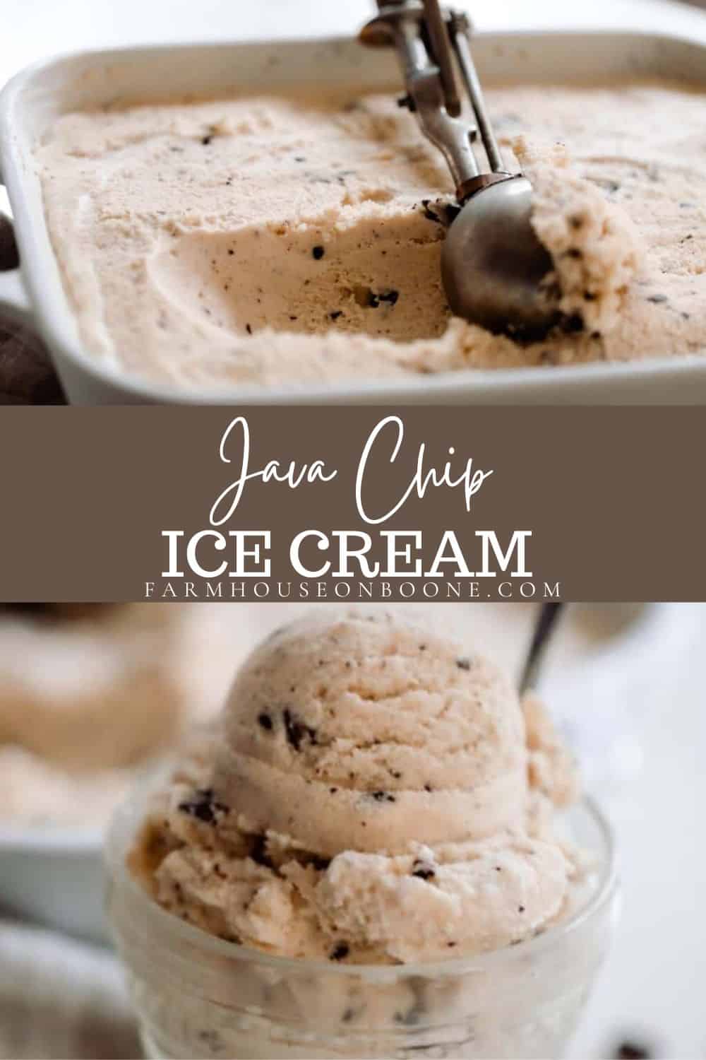 Java Chip Ice Cream Recipe - Farmhouse on Boone