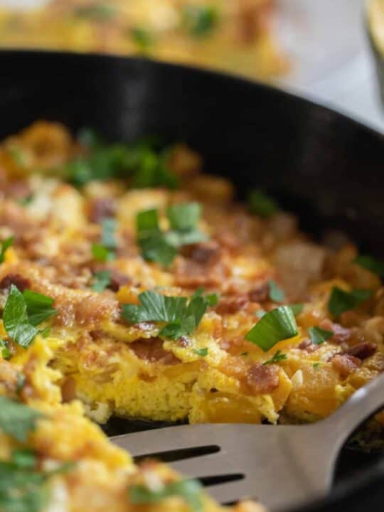 Squash and Garlic-Herb Cheese Frittata Recipe