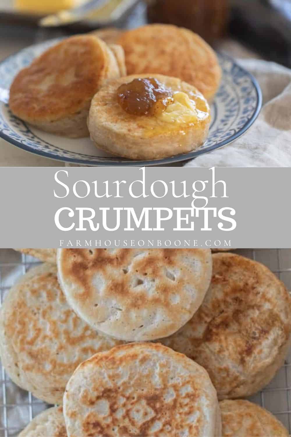 Easy Sourdough Crumpets Recipes - Farmhouse on Boone
