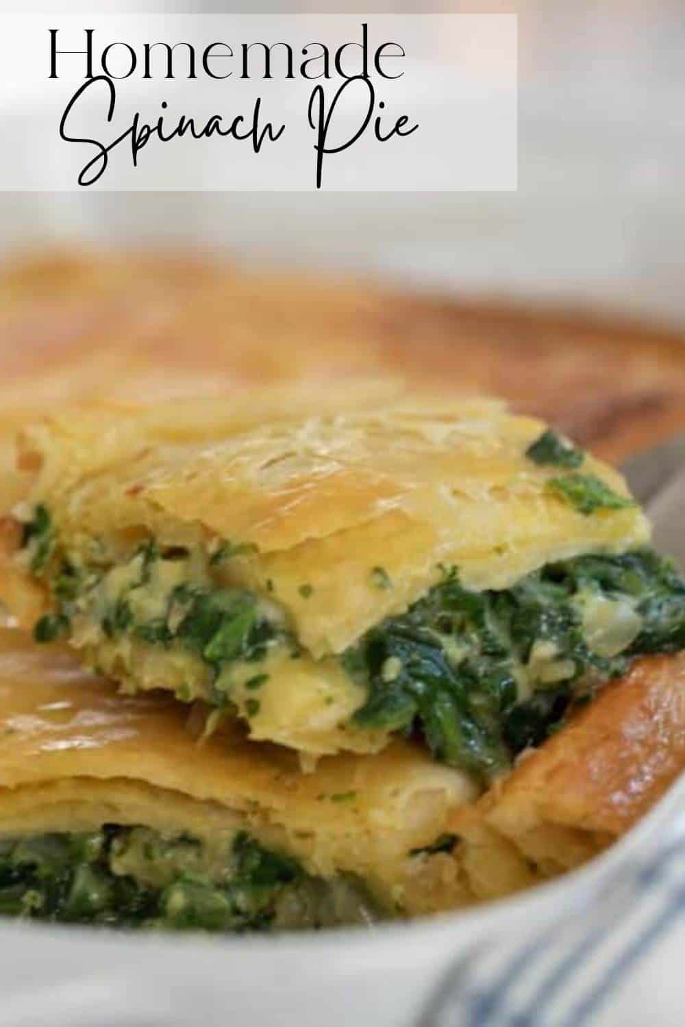 Homemade Spinach Pie Recipe With Puff Pastry - Farmhouse on Boone