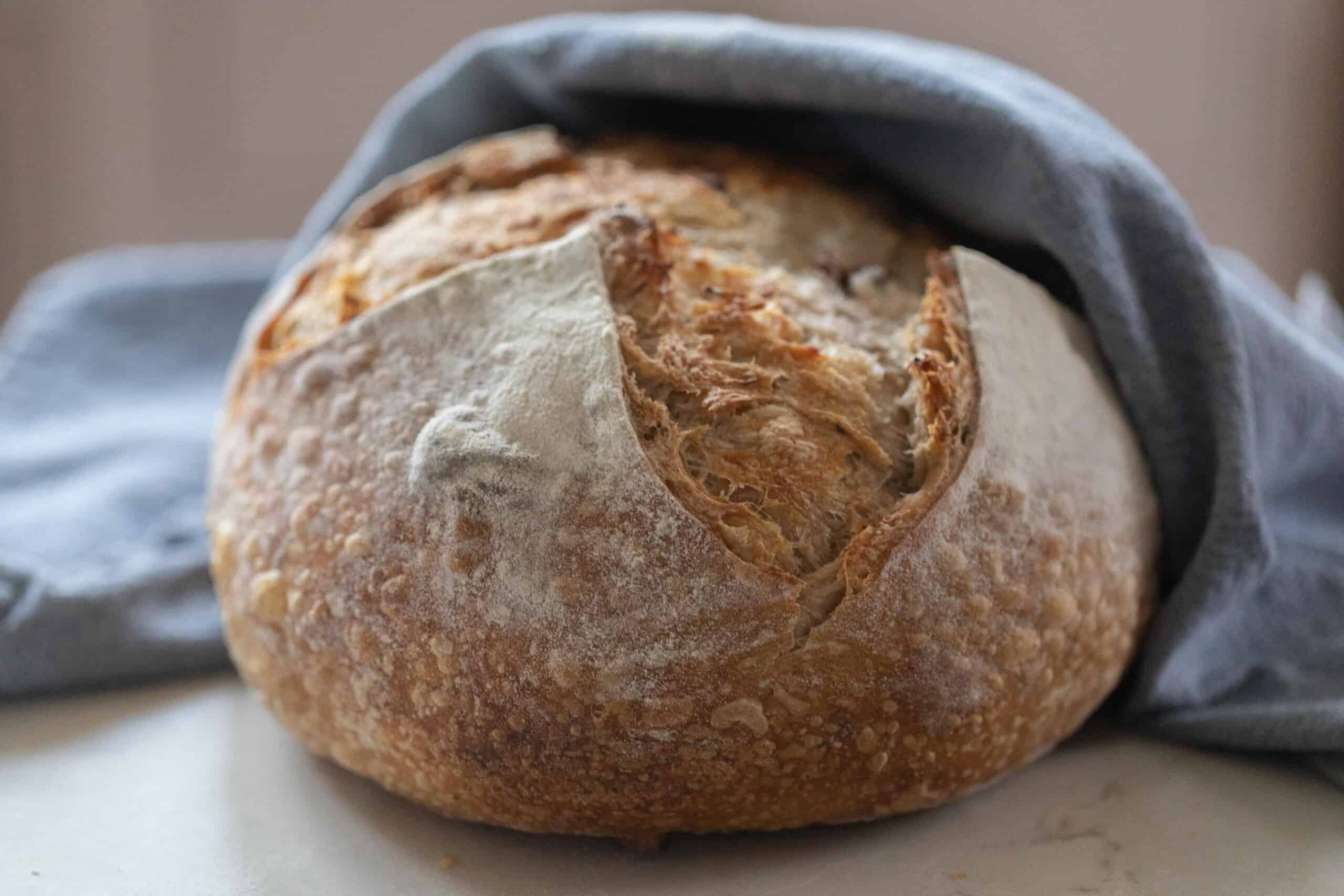 Best Garlic Sourdough Bread With Rosemary - Farmhouse on Boone