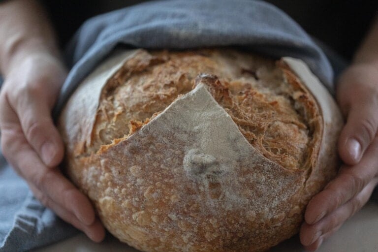 Best Garlic Sourdough Bread With Rosemary - Farmhouse on Boone