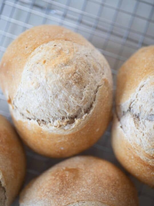 Sourdough Mini Loaves and Melba Toasts