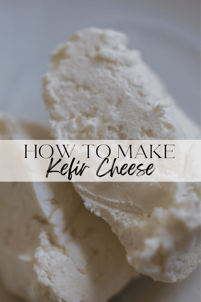 How To Make Kefir Cheese - Farmhouse on Boone