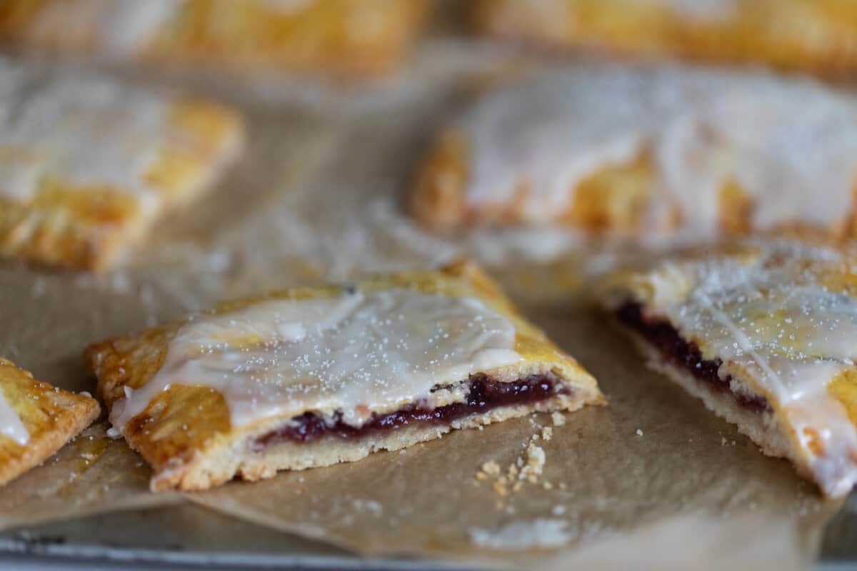 Homemade Sourdough Pop Tarts with Jam Filling - Farmhouse on Boone