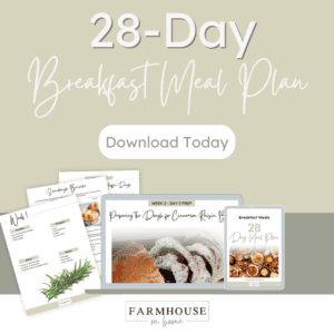 Promo page for a breakfast meal plan.