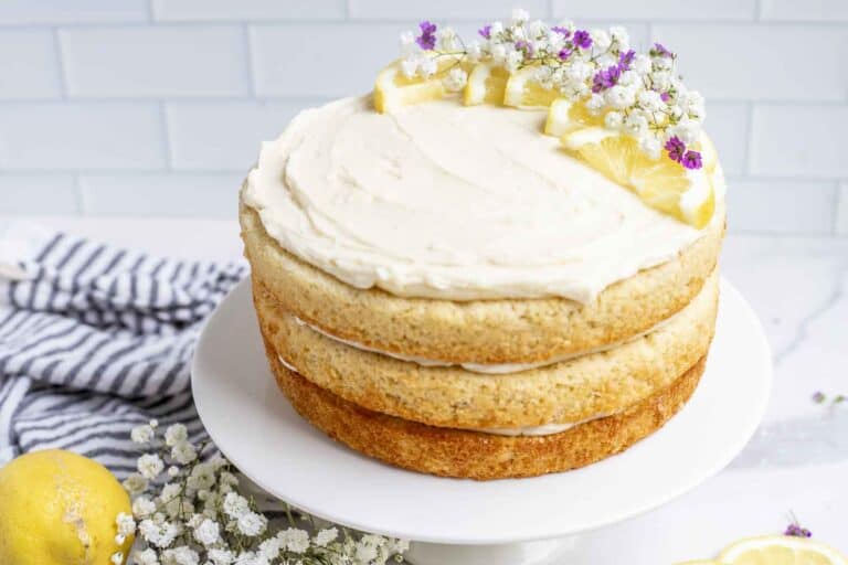 Easy Sourdough Lemon Cake - Farmhouse on Boone