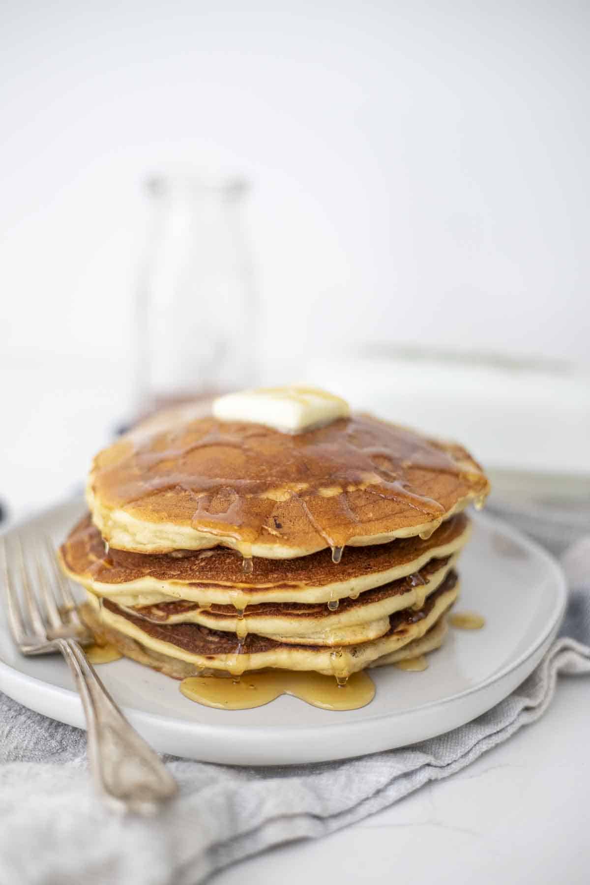 Quick Sourdough Discard Pancakes - Farmhouse on Boone